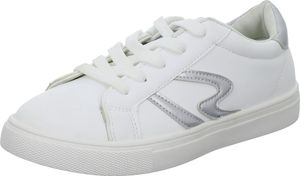 Sneakers Kinder-Mädchen-Sneaker Weiß-Silber, Farbe:weiß, EU Größe:35