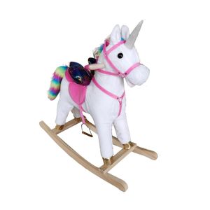 van der Meulen Schaukelpferd Einhorn mit Sound
