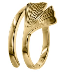 trendor 75038 Ginkgo Damen-Ring Gold 333, 54/17,2