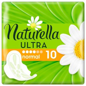 Naturella, Ultra Normal, Podpaski ze skrzydełkami, 10 sztuk