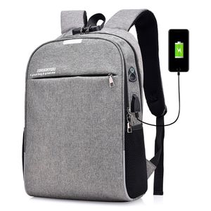 15,6palcový batoh na notebook s kombinovaným zámkem proti krádeži Reflexní proužky Externí port USB Konektor pro sluchátka, Školní pracovní volnočasová taška na notebook Cestovní taška na notebook, šedá