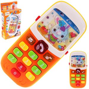 Malplay Baby Learning Fun Smart Phone Educational Toy Zabawka dla niemowląt Pierwszy telefon komórkowy ze światłem i dźwiękiem Zabawka edukacyjna dla dzieci od 3 lat