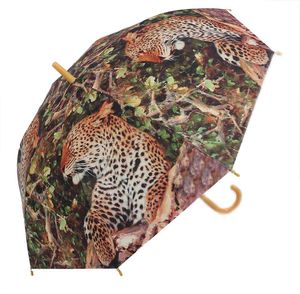 Regenschirm Leopard, Stockschirm Schirm Tiere Schirme Automatikschirm