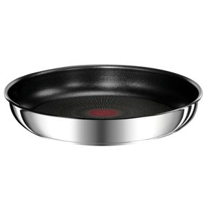 TEFAL Bratpfanne 24 cm, Edelstahl, antihaftbeschichtet, Griff separat erhältlich