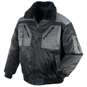 Pilotenjacke 4 in 1-Funktion schwarz/anthrazit  Größe XL