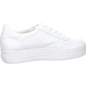 Paul Green Sneaker - Weiß Glattleder Größe: 38.5 Normal