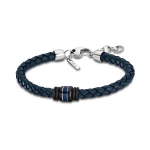 Lotus Style Armband Herren LS1814-2/1 Leder blau Marken-Schmuck D2JLS1814-2-1