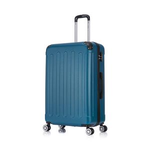 Flexot® F-2045 Koffer Reisekoffer Hartschale Hardcase Doppeltragegriff mit Zahlenschloss Gr. XL Farbe Royal-Blau