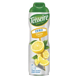 Teisseire Sirup Lemon/Zitrone zero Zucker 600ml - Cocktails (1er Pack)