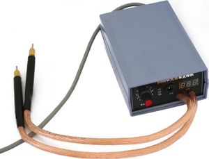 Excellway 5000W Mini-Punktschweißgerät, tragbar Punktschweißer für 18650-Akkus, 0-800A einstellbar, Nickelstreifen 0.1-0.25mm, 220V EU-Stecker