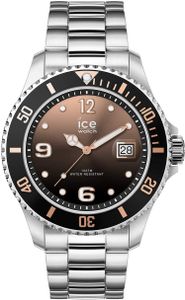 ICE Watch ICE steel Black Sunset Silver Quarz Herren Armbanduhr - 016768 - Medium