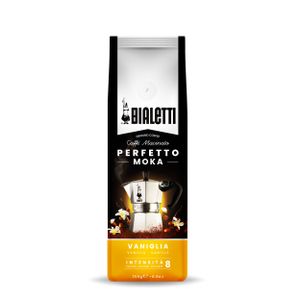 Bialetti Perfetto Moka Vaniglia, káva mletá, pražená káva, intenzita 8, 250 g, 96080325