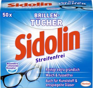 Sidolin utierky na čistenie okuliarov extra jemné 100 kusov 2-pack