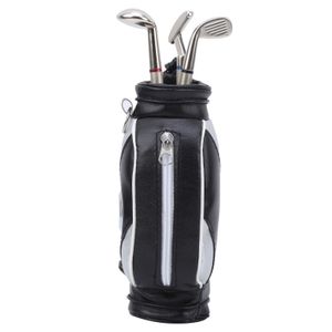 Golfový držiak pera s hodinami, držiak pera na golfovú tašku, darček pre golfový stôl, držiak pera s hodinami, držiak pera na stôl s hodinami, držiak pera na minigolfovú tašku