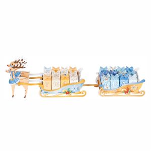 MB - Adventskalender Rentierschlitten 9 Blatt 1-24 Tage