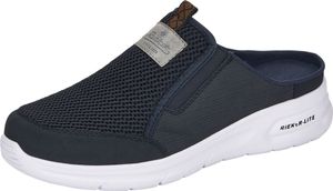 Rieker Herren Pantoletten Clogs B7390-14, Größe:41 EU, Farbe:Blau
