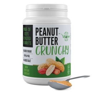 Vit4Ever - 100% Erdnussbutter (CRUNCHY) - Peanut Butter 1000 g
