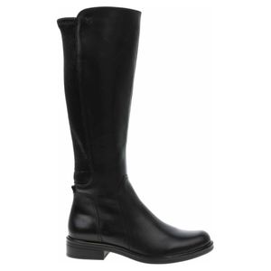 Caprice Damen Stiefel Leder Stretch Langschaft flach Airmotion 9-25513-29, Größe:38 EU, Farbe:Schwarz