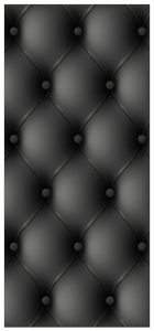 Wallario selbstklebende Türtapete 93 x 205 cm mit Schutzlaminat - Schwarze Ledertür