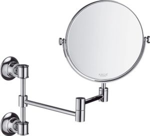 Hansgrohe Rasierspiegel Axor Montreux ausziehbar brushed nickel, 42090820