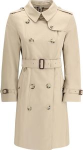 Burberry Kurtka trencz z zapięciem na piersi w klasycznym stylu - 8