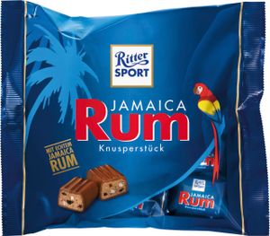 Ritter Sport Rum mit Vollmilch Schokolade und Haselnussfüllung 200g