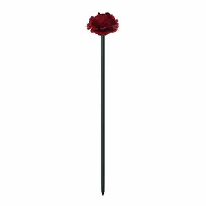 Siena Garden T&T Fiberstab Blume rot 100cm Ø8 mm, mit Kupplung, 436449