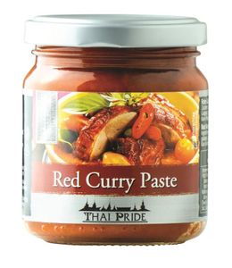 Thai Pride Currypaste, rot, 3er Pack (3 x 195 g)