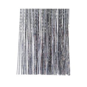 Vinyl-Lametta Silber laser