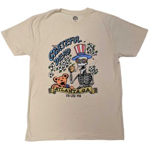 Grateful Dead - "Atlanta Flowers" T-Shirt für Herren/Damen Unisex RO5756 (XXL) (Natürlich)