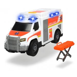 Notarztwagen Spielzeug Auto Einsatzfahrzeug Rettungswagen Sirene & Schiebetür 