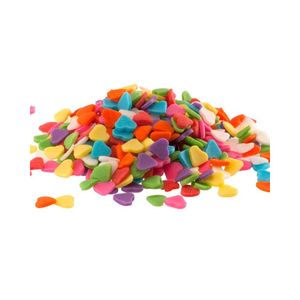 Herzen-Streusel 100g bunte Farben