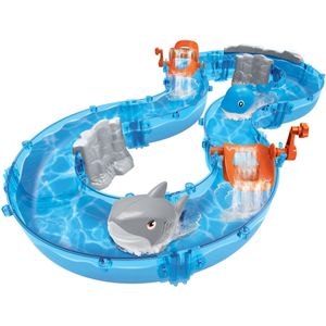 Splash Toys spielset Wasserrutsche 47-teilig blau