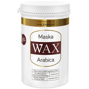 Maska do włosów farbowanych ciemnych wygładzająca i nawilżająca Wax Arabica, 480ml