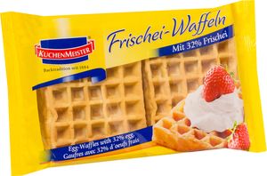 KuchenMeister Frischeiwaffeln köstlich süße Waffeln verpackt 300g