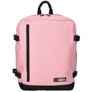 Christian Wippermann Damen Herren Laptop Rucksack City Bag Plane Tasche Bag Bordgepäck  Rosa