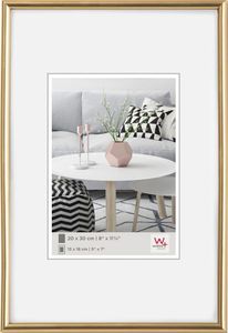 walther design Galeria Kunststoff Bilderrahmen  21x29,7 cm GOLD KG130H