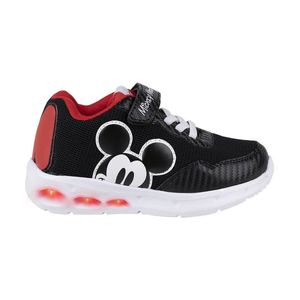 Turnschuhe mit LED Mickey Mouse Schwarz Fußgröße: 26