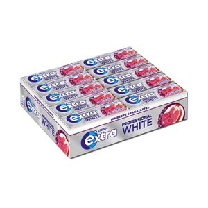 Wrigleys Extra WHITE Himbeere Granatapfel Mix 10 Dragees 14g 30er Pack