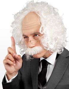 Professor Set - Kostüm Perücken Set für Fasching