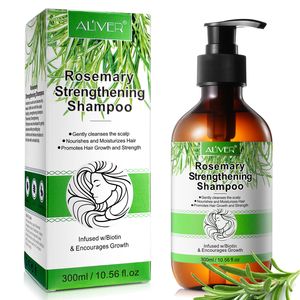 Shampoo Rosmarin Mint Kopfhaut Pflege für Haarwachstum gegen Haarausfall Vegan 300ml