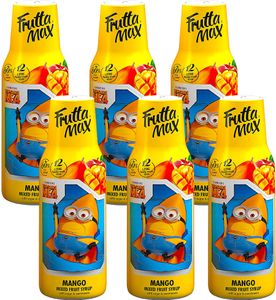 FruttaMax MANGO MINIONS Sirup 500ml, Konzentrat, 6 Stück, Getränk Set