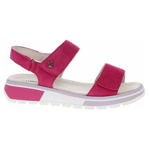 Caprice Buty Fuchsia Suede, 992870520540