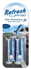 Refresh Your Car Auto Vent Sticks - New Car & Cool Breeze (4 Stück)