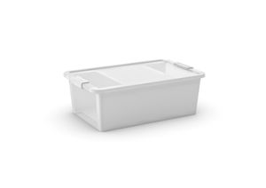 KIS Kunststoffbox Bi Box M Weiß / Transparent
