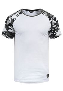 SOLID SDCahil Herren T-Shirt Kurzarm Shirt mit Rundhalsausschnitt und Camouflage-Muster