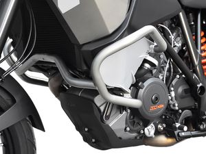 Crash bar kompatybilny z KTM 1050 Adventure BJ 2015-16 / 1090 Adventure BJ 2017-19 / 1190 Adventure BJ 2013-16 / 1290 Super Adventure BJ 2014-18 srebrny