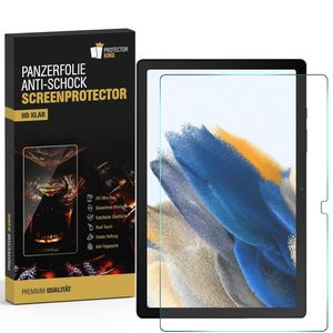 2x Panzerfolie für Samsung Galaxy Tab A8 10.5 2021 Displayschutz ANTI-SHOCK PET HD KLAR Schutzfolie Kunststoff