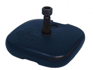 Kunststoff Schirmständer - blau / 20 l - Kunststoff Sonnenschirm Halter befüllbar
