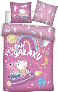 Peppa Wutz Kinder Bettwäsche Mikrofaser 2tlg Set 135/140x200 63x63 cm Bezug